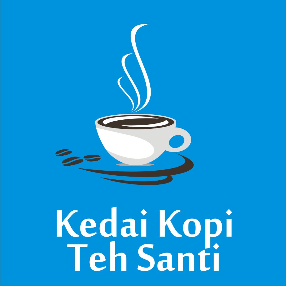  Logo  Kuliner Kedai  Kopi  Teh Santi Bicara Logo 